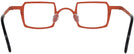 Square Orange Goo Goo Eyes 887 Single Vision Full Frame View #4