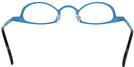 Unique Blue On Blue Goo Goo Eyes 890 Single Vision Half Frame View #4
