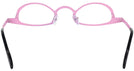 Unique Purple On Pink Goo Goo Eyes 890 Single Vision Half Frame View #4