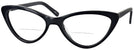 Cat Eye Black Goo Goo Eyes 898 Bifocal View #1