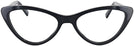 Cat Eye Black Goo Goo Eyes 898 Single Vision Full Frame View #2
