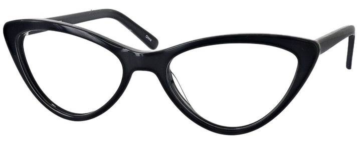 Cat Eye Black Goo Goo Eyes 898 Single Vision Full Frame View #1