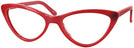 Cat Eye Red Goo Goo Eyes 898 Single Vision Full Frame View #1