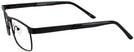 Rectangle Night Rider Black Goo Goo Eyes 845 Single Vision Full Frame View #3