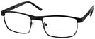 Rectangle Night Rider Black Goo Goo Eyes 845 Bifocal View #1