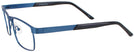 Rectangle Man Of Steel Blue Goo Goo Eyes 845 Single Vision Full Frame View #3