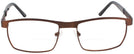 Rectangle Morning Coffee Brown Goo Goo Eyes 845 Bifocal View #2