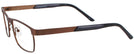 Rectangle Morning Coffee Brown Goo Goo Eyes 845 Bifocal View #3
