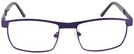 Rectangle Plum Perfect Goo Goo Eyes 845 Single Vision Full Frame View #2