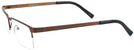 Rectangle Morning Coffee Brown Goo Goo Eyes 846 Progressive No-Lines View #3