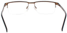 Rectangle Morning Coffee Brown Goo Goo Eyes 846 Single Vision Full Frame View #4