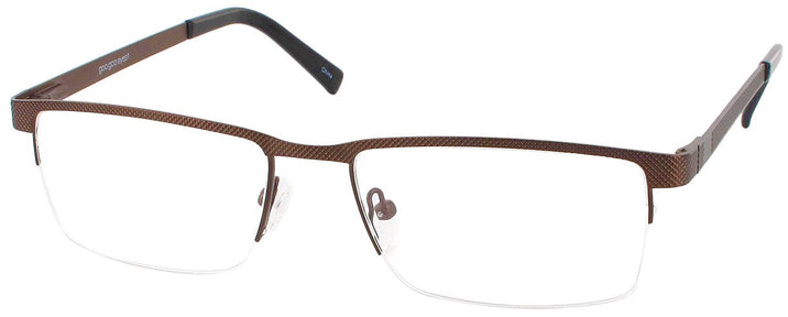 Rectangle Morning Coffee Brown Goo Goo Eyes 846 Progressive No-Lines View #1