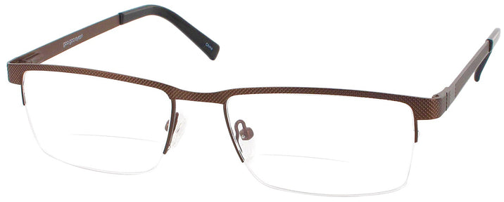 Rectangle Morning Coffee Brown Goo Goo Eyes 846 Bifocal View #1
