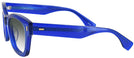 Oversized Deep Blue Sea Goo Goo Eyes 865 w/ Gradient Progressive Reading Sunglasses View #3