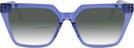 Oversized,Square Very Violet Goo Goo Eyes 899 w/ Gradient Bifocal Reading Sunglasses View #2