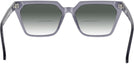 Oversized,Square Grey Goo Goo Eyes 899 w/ Gradient Bifocal Reading Sunglasses View #4