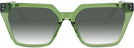 Oversized,Square Envious Green Goo Goo Eyes 899 w/ Gradient Progressive Reading Sunglasses View #2