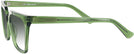 Oversized,Square Envious Green Goo Goo Eyes 899 w/ Gradient Progressive No-Line Reading Sunglasses View #3