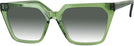 Oversized,Square Envious Green Goo Goo Eyes 899 w/ Gradient Progressive Reading Sunglasses View #1