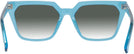 Oversized,Square Light Blue Goo Goo Eyes 899 w/ Gradient Progressive Reading Sunglasses View #4