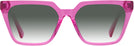 Oversized,Square Pretty In Pink Goo Goo Eyes 899 w/ Gradient Progressive No-Line Reading Sunglasses View #2
