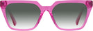 Oversized,Square Pretty In Pink Goo Goo Eyes 899 w/ Gradient Progressive Reading Sunglasses View #2