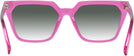 Oversized,Square Pretty In Pink Goo Goo Eyes 899 w/ Gradient Progressive No-Line Reading Sunglasses View #4