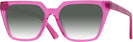 Oversized,Square Pretty In Pink Goo Goo Eyes 899 w/ Gradient Progressive No-Line Reading Sunglasses View #1
