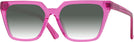 Oversized,Square Pretty In Pink Goo Goo Eyes 899 w/ Gradient Progressive Reading Sunglasses View #1