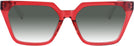 Oversized,Square Cherry Red Goo Goo Eyes 899 w/ Gradient Progressive Reading Sunglasses View #2