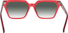 Oversized,Square Cherry Red Goo Goo Eyes 899 w/ Gradient Progressive No-Line Reading Sunglasses View #4