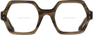 Oversized,Square Smoke Brown Goo Goo Eyes 904 Bifocal View #2