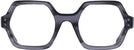 Oversized,Square Grey Goo Goo Eyes 904 Single Vision Full Frame View #2