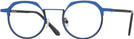 Round Matte Blue On Black Goo Goo Eyes 912 Single Vision Full Frame View #1
