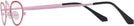 Oval Matte Red On Pink Goo Goo Eyes 913 Single Vision Half Frame View #3