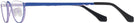 Oval Matte Blue On Lilac Goo Goo Eyes 914 Single Vision Half Frame View #3