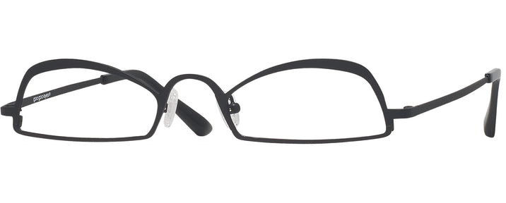 Unique Matte Black Goo Goo Eyes 915 Single Vision Half Frame View #1