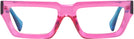 Rectangle Transparent Pink And Blue Goo Goo Eyes 922 Single Vision Full Frame View #2