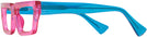 Rectangle Transparent Pink And Blue Goo Goo Eyes 922 Single Vision Full Frame View #3