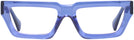 Rectangle Transparent Blue Goo Goo Eyes 922 Single Vision Full Frame View #2