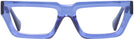 Rectangle Transparent Blue Goo Goo Eyes 922 Single Vision Full Frame View #2