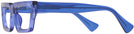 Rectangle Transparent Blue Goo Goo Eyes 922 Single Vision Full Frame View #3