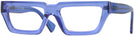 Rectangle Transparent Blue Goo Goo Eyes 922 Single Vision Full Frame View #1
