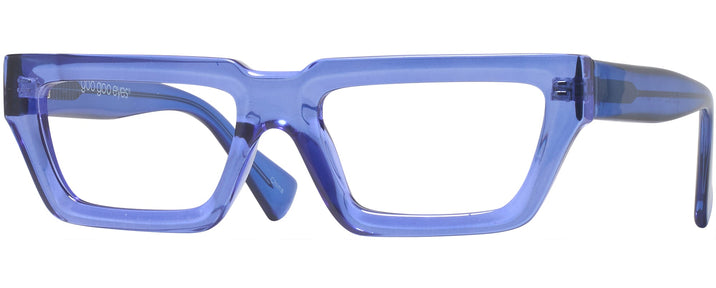 Rectangle Transparent Blue Goo Goo Eyes 922 Single Vision Full Frame View #1