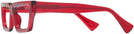 Rectangle Transparent Red Goo Goo Eyes 922 Single Vision Full Frame View #3