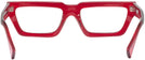 Rectangle Transparent Red Goo Goo Eyes 922 Single Vision Full Frame View #4