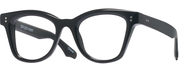 Square Black Goo Goo Eyes 923 Single Vision Full Frame View #1