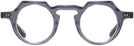 Round Transparent Grey Goo Goo Eyes 924 Single Vision Full Frame View #2