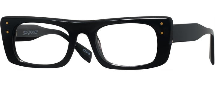 Rectangle Black Goo Goo Eyes 925 Single Vision Full Frame View #1