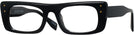 Rectangle Black Goo Goo Eyes 925 Single Vision Full Frame View #1